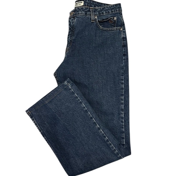 Harley-Davidson Denim - Harley-Davidson Bootcut Blue Straight Jeans Size 14